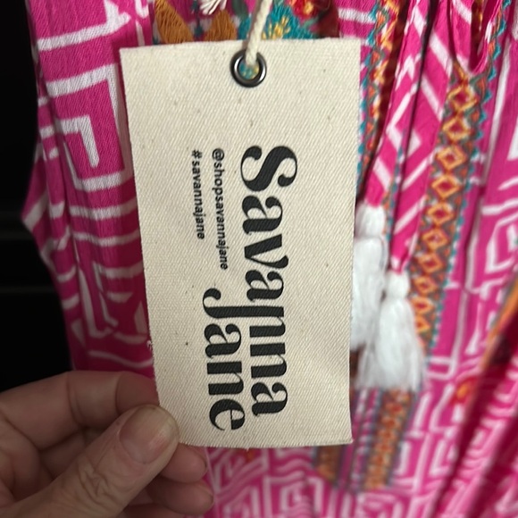 Savanna Jane Pink and White Top - Picture 2 of 5